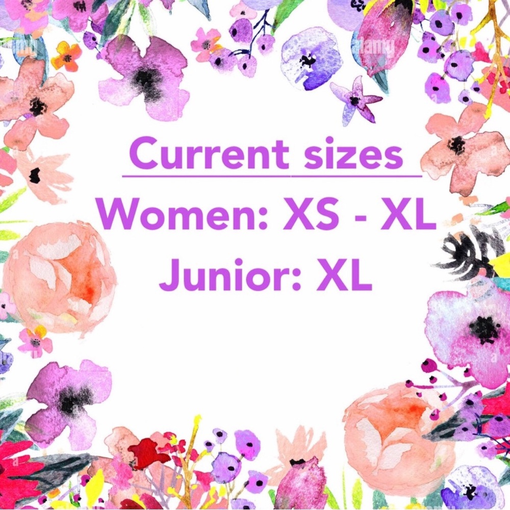 Sizes in my closet